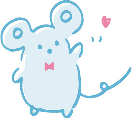 Asae Soya Mouse illustration