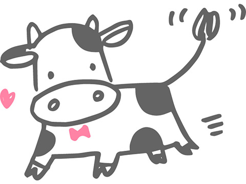 Asae Soya Cow illustration