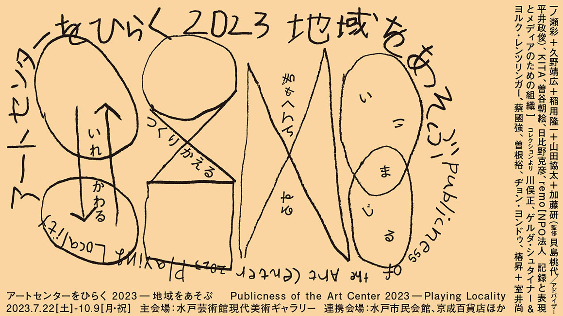 水戸市民会館開館記念事業　アートセンターをひらく 2023－地域をあそぶ